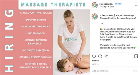 massage therapists jobs